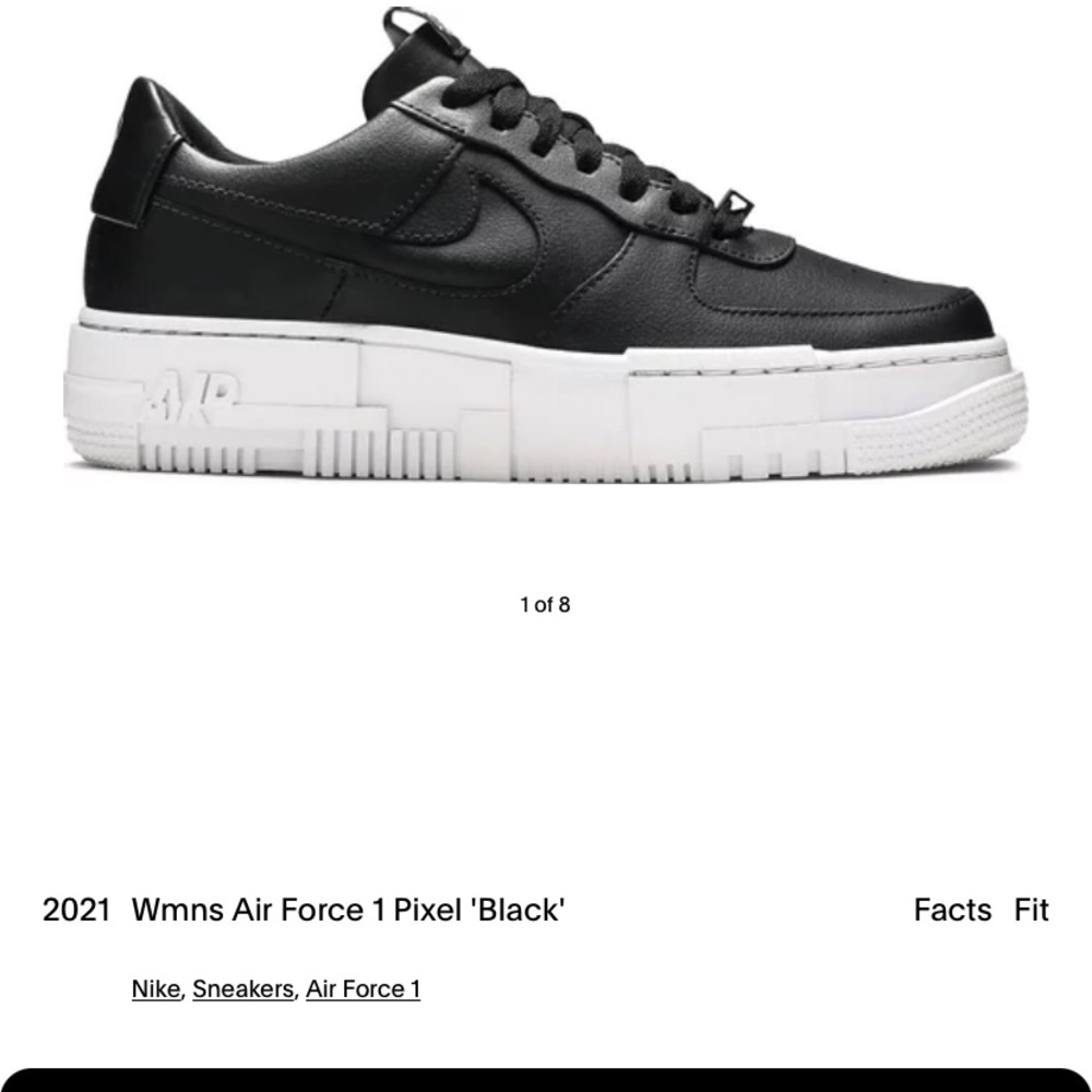 Wmns Air Force 1 pixel ‘black’